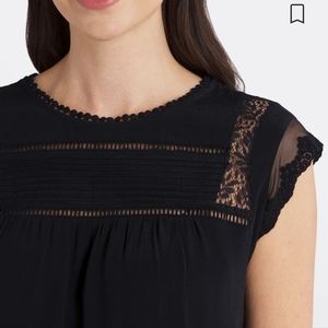 Becru Lace Detail Blouse